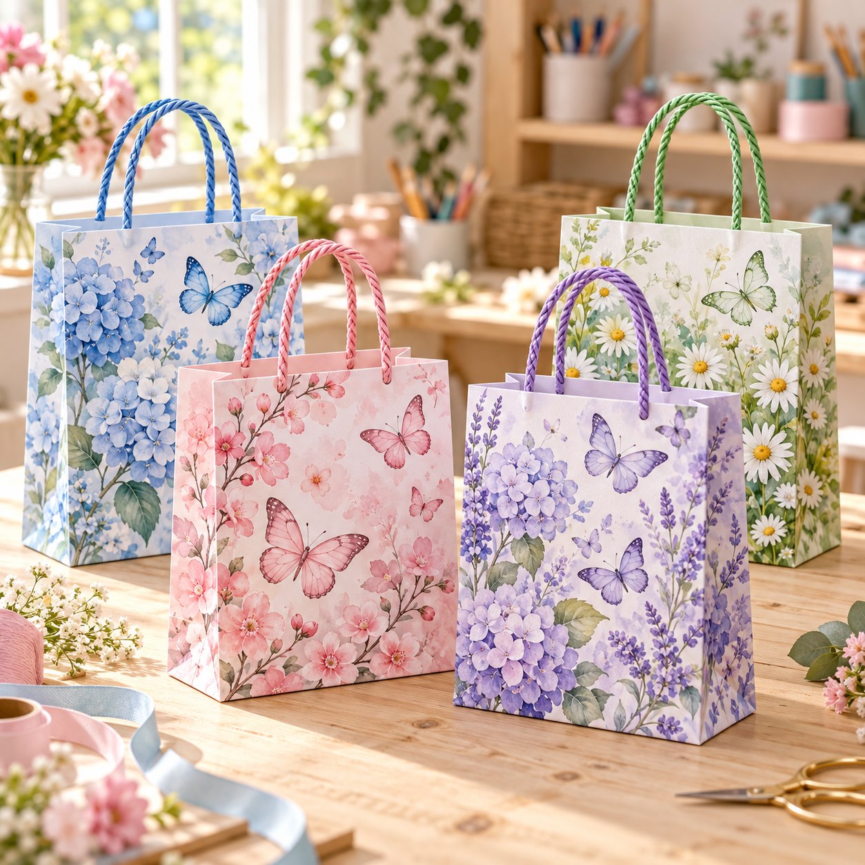 Sacolinhas de papel para lembrancinhas